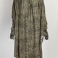 Stella Mccartney Green Silk Print Oversized Dress 36