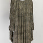 Stella Mccartney Green Silk Print Oversized Dress 36