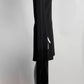Stella Mccartney Long Black Fringed Cuff V-neck Dress 38