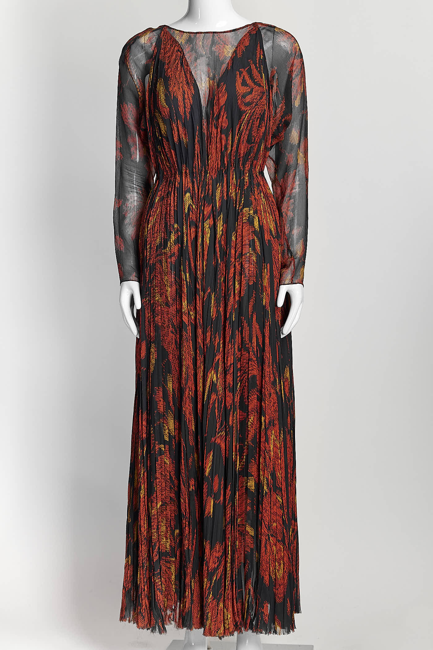 Thakoon Orange/Black Silk Dress 2