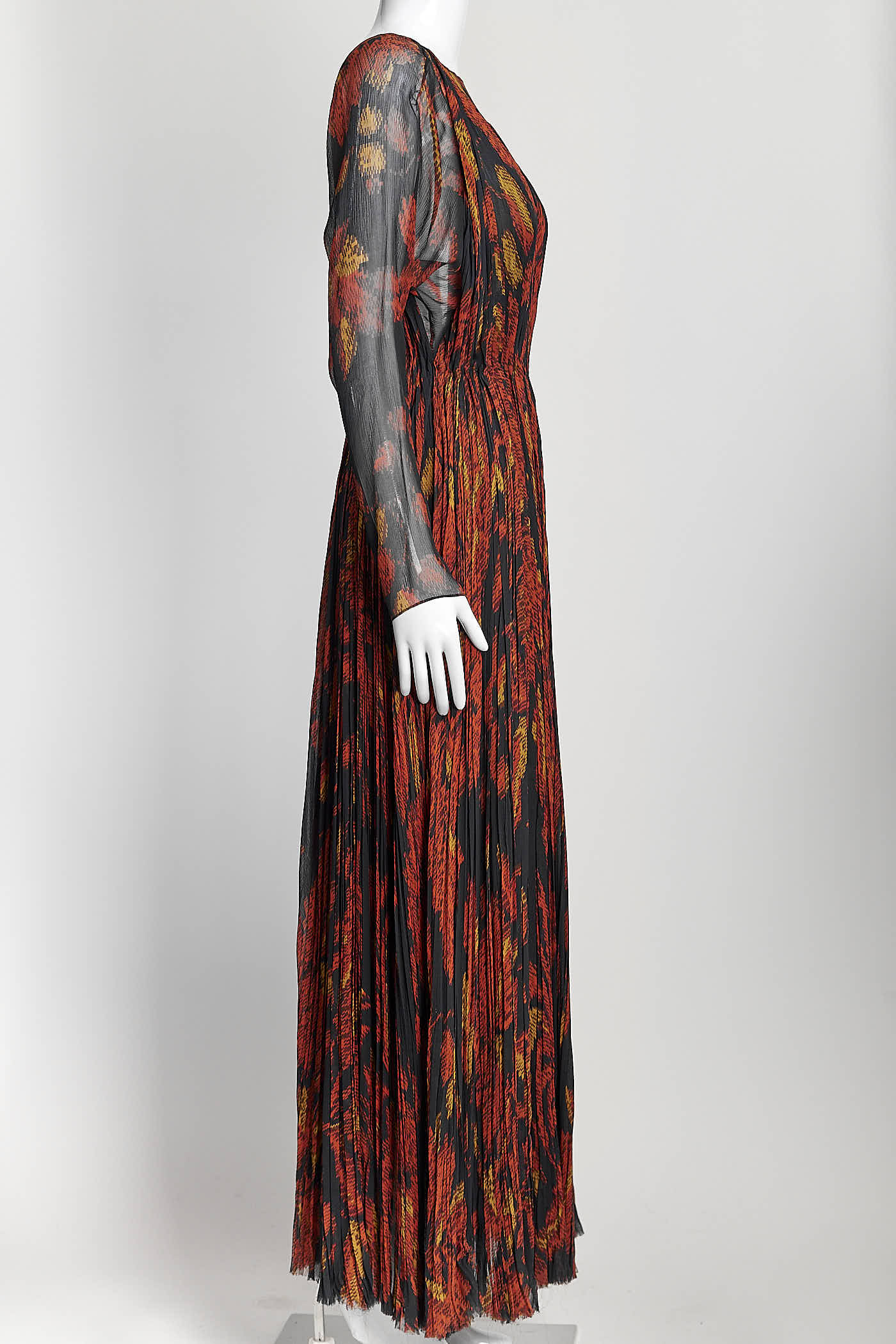 Thakoon Orange/Black Silk Dress 2