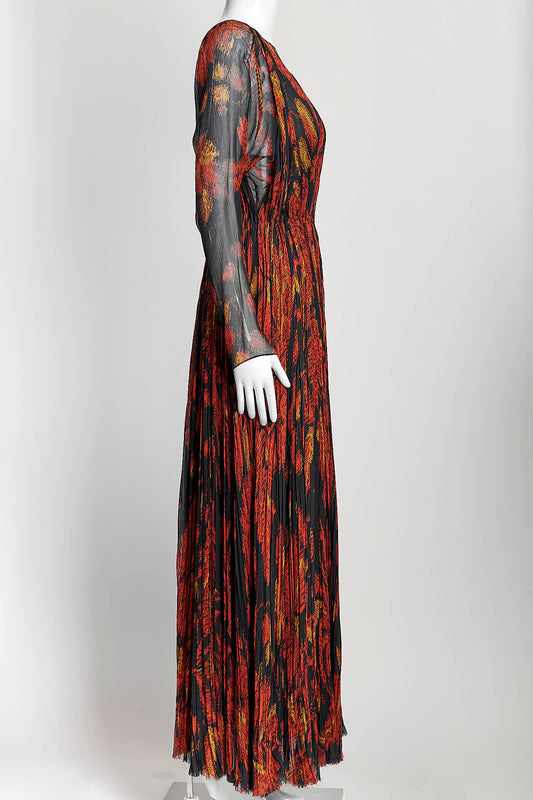 Thakoon Orange/Black Silk Dress 2