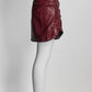 The Mannei Burgundy Mini Skirt 38