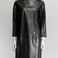 The Row Black Leather Dress US 8