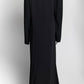The Row Black Long Dress with Collar Detail 6
