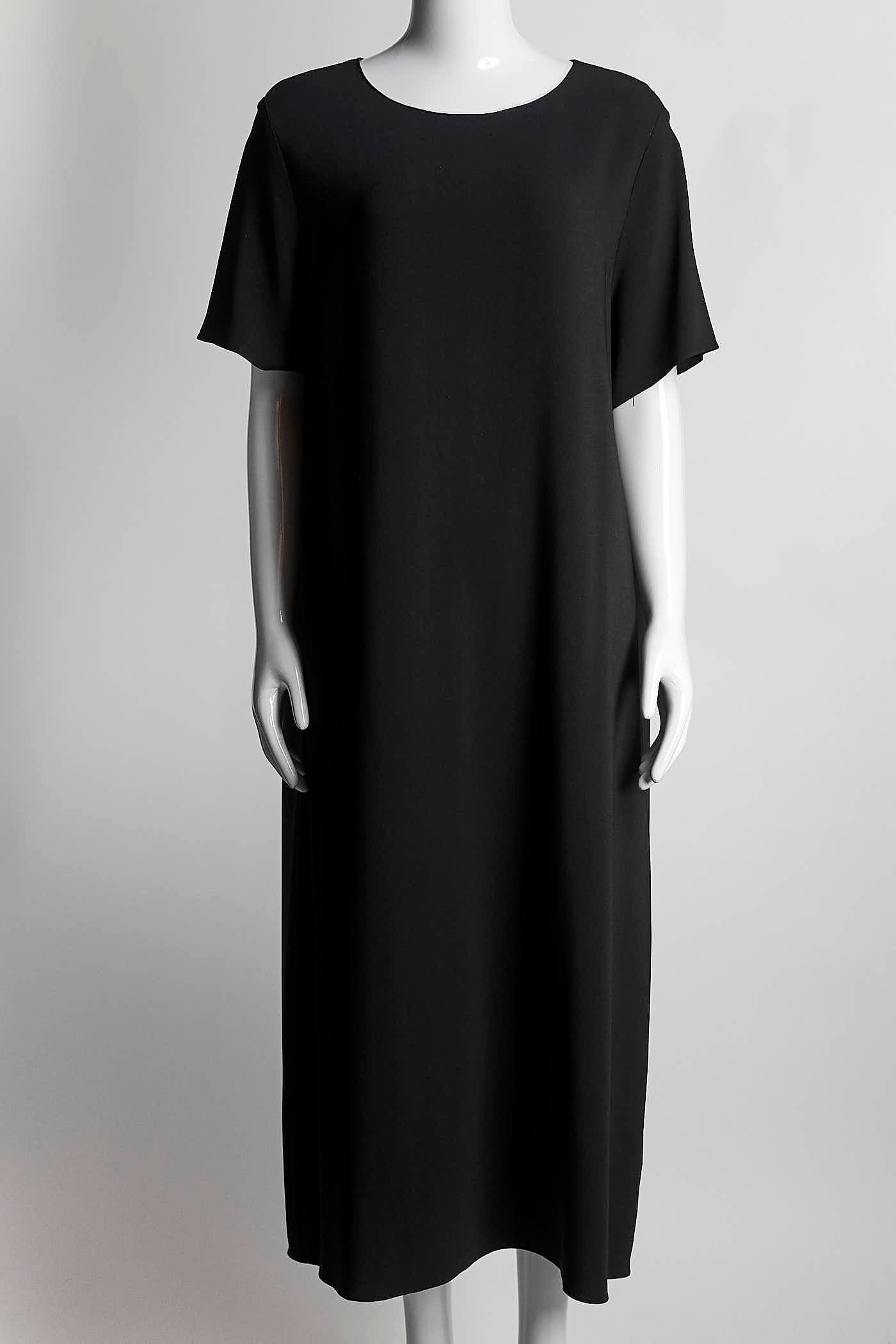 The Row Black Viscose Dress M