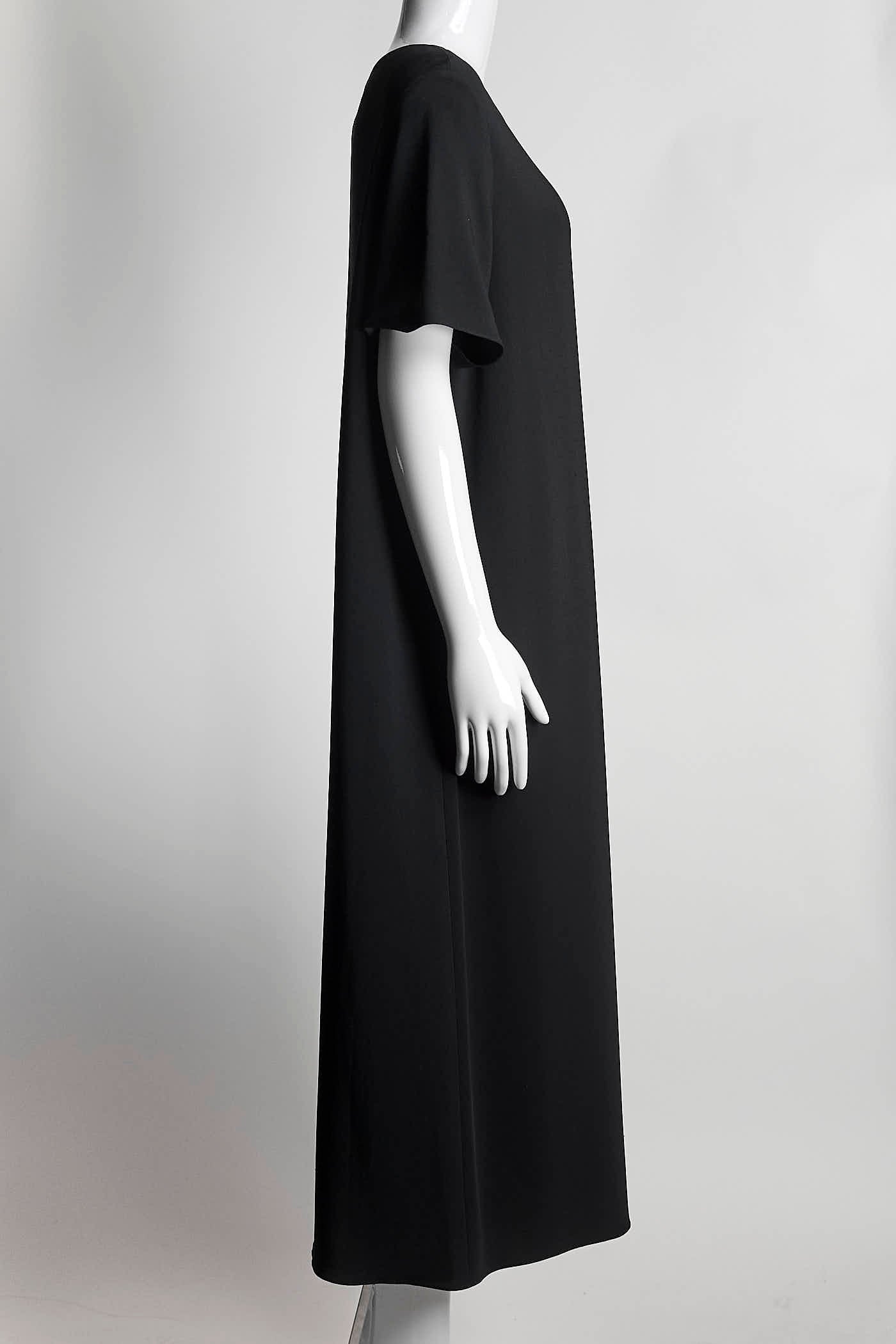 The Row Black Viscose Dress M
