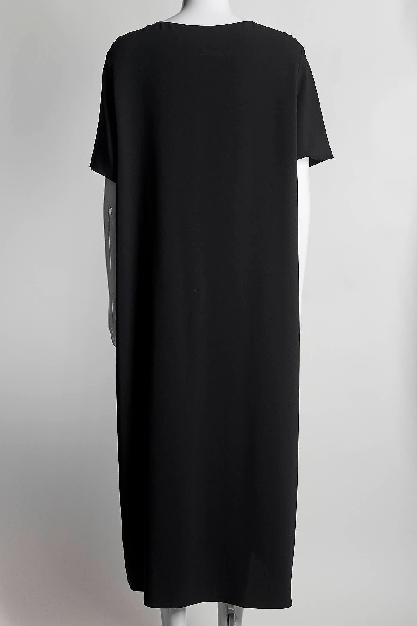 The Row Black Viscose Dress M