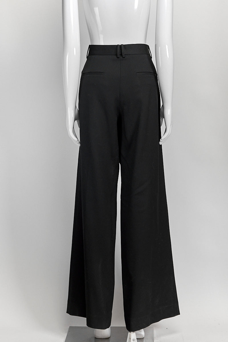 The Row Black Wool Trouser US 4