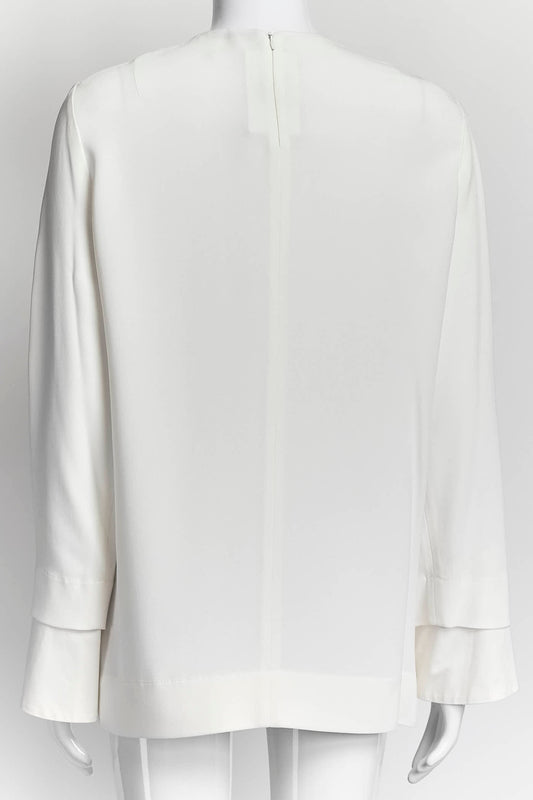 The Row Cream Blouse 4