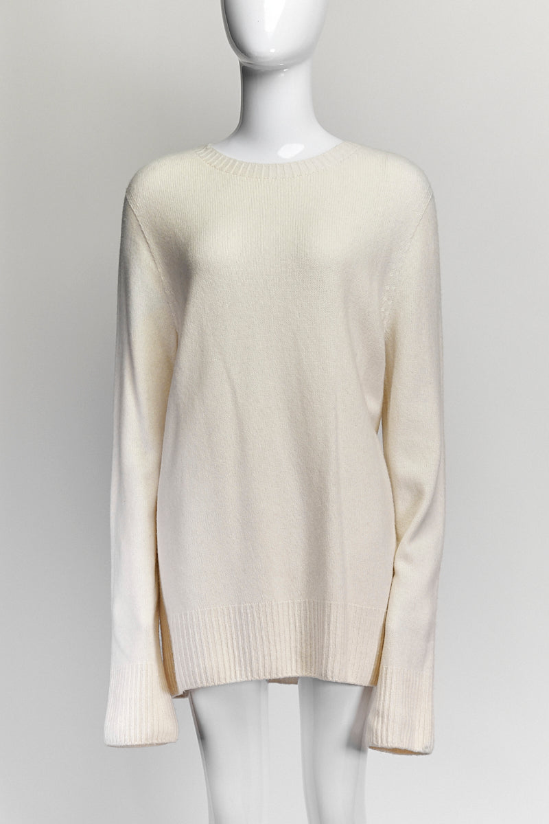 The Row Cream Sweater S