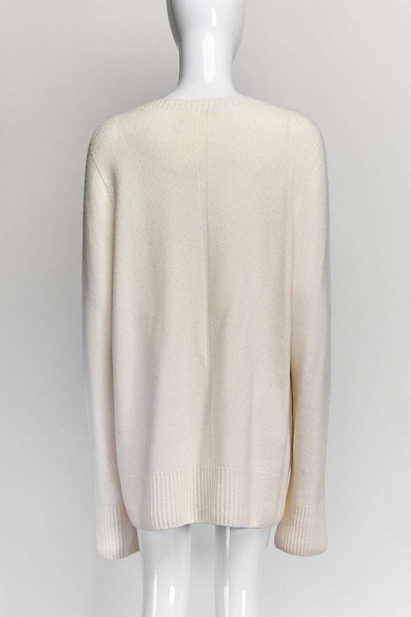 The Row Cream Sweater S