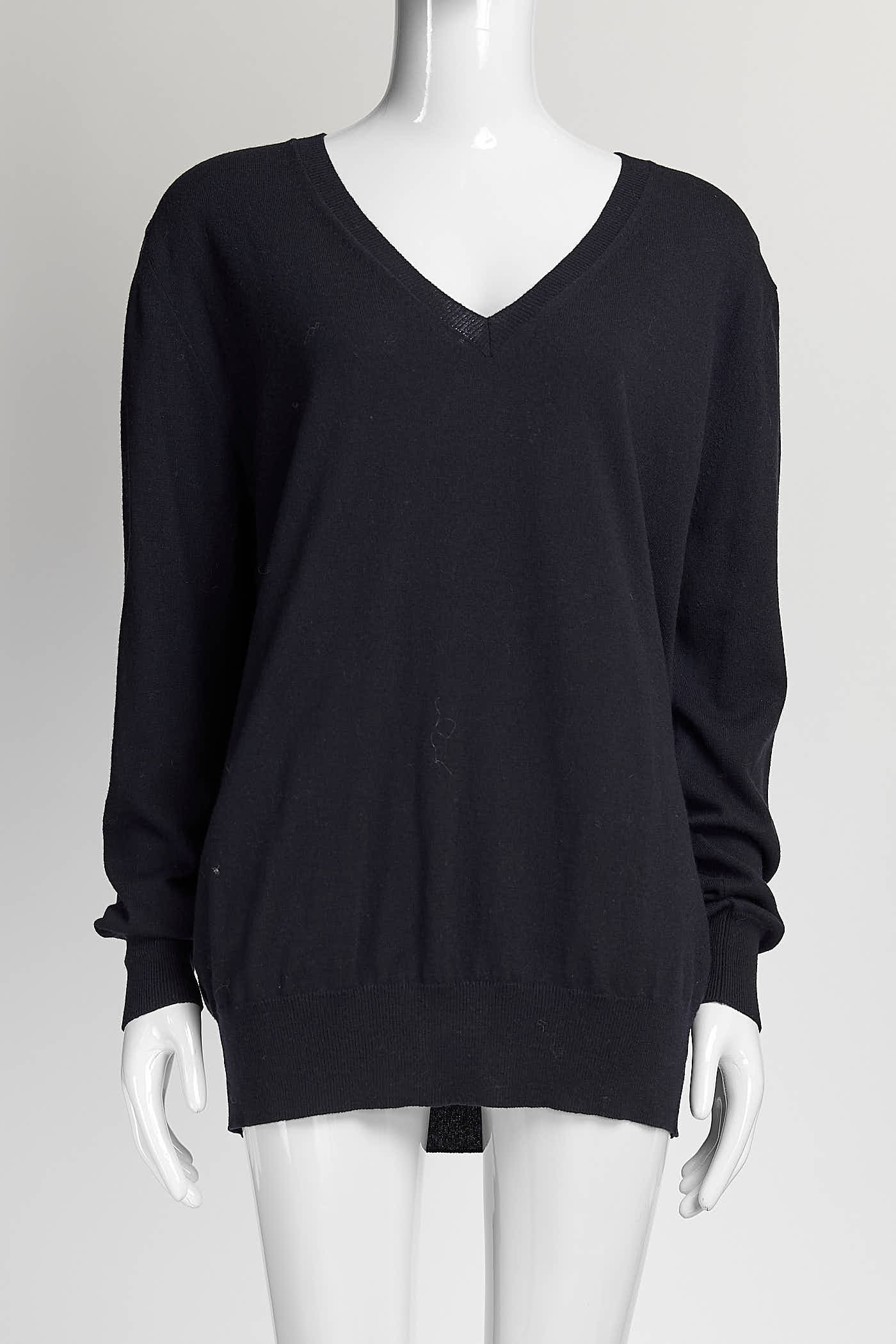 The Row Navy Knit Sweater S