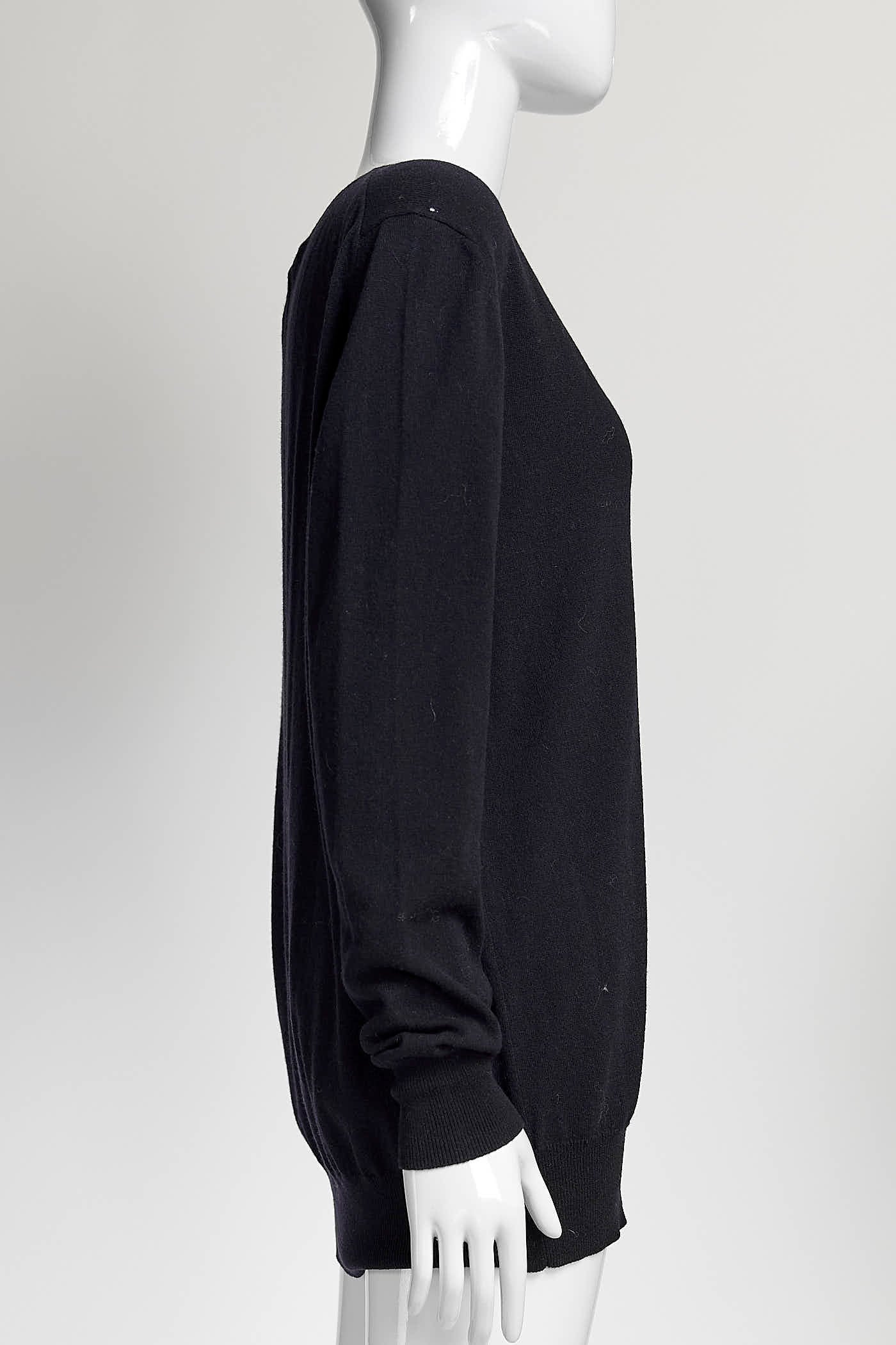 The Row Navy Knit Sweater S