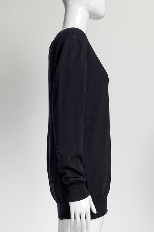 The Row Navy Knit Sweater S
