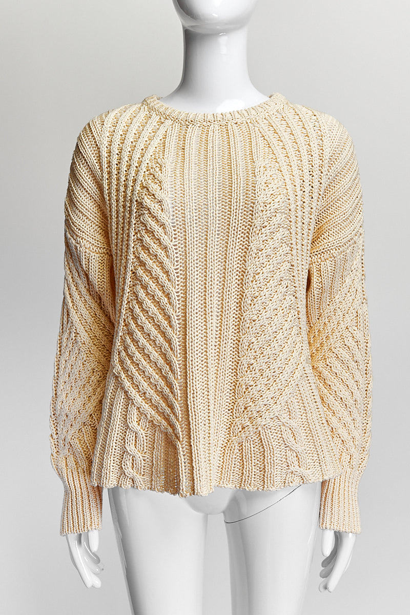 The Row Yellow Kint Sweater XS
