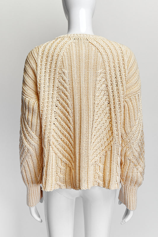 The Row Yellow Kint Sweater XS