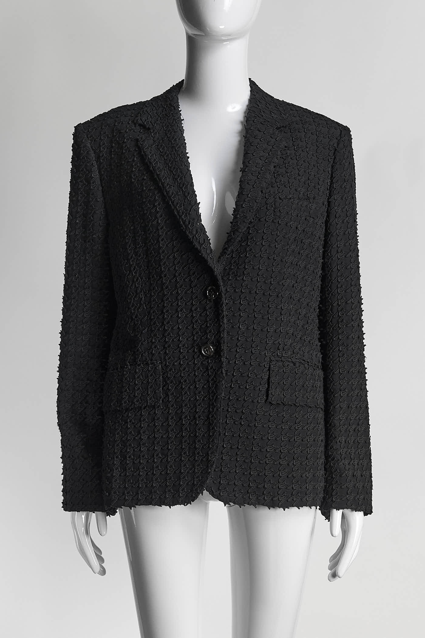 Thom Browne Black Patterned Blazer 5