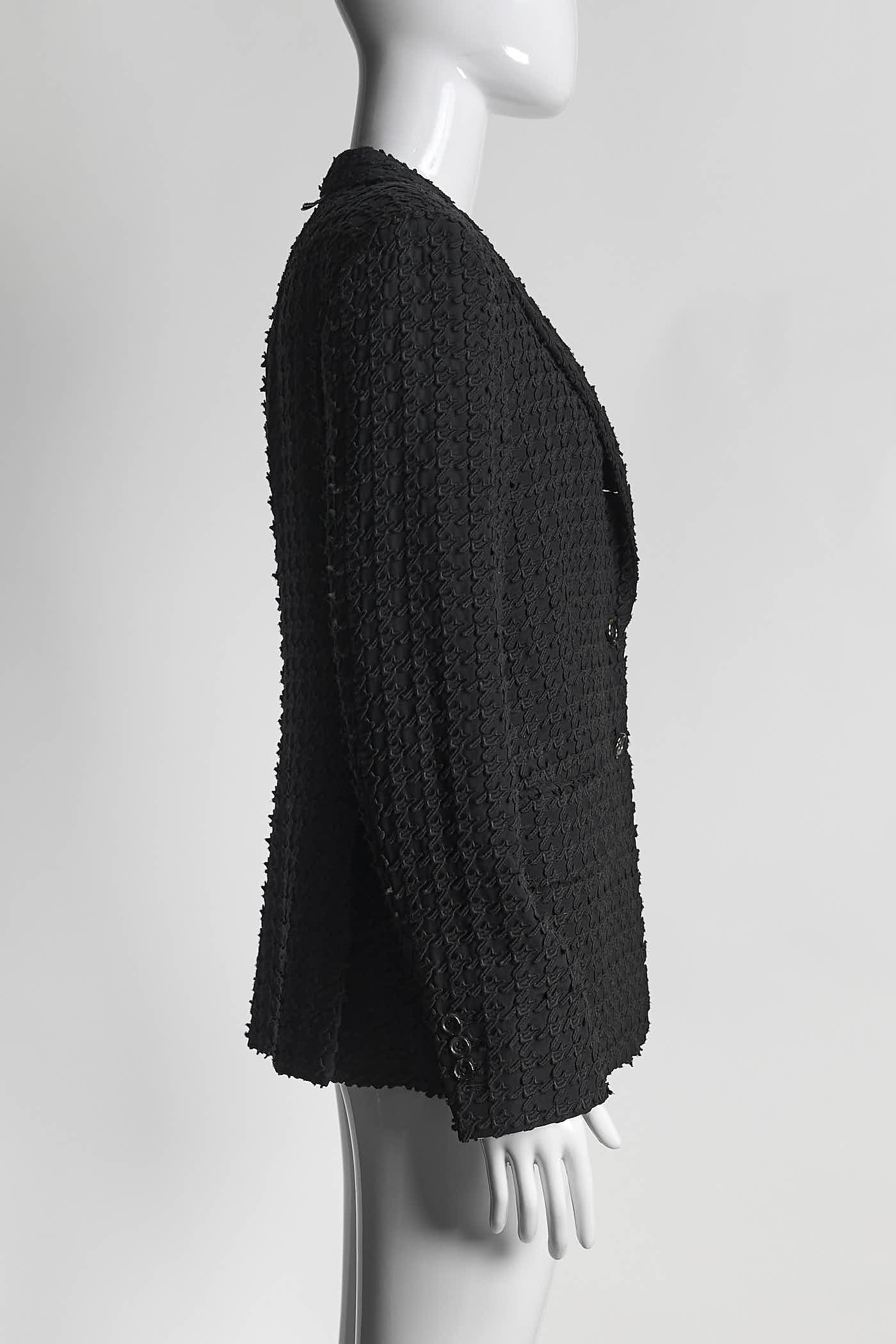 Thom Browne Black Patterned Blazer 5