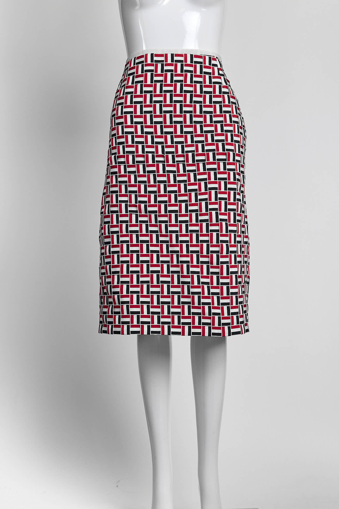 Thom Browne Braided RWB-webbing Skirt