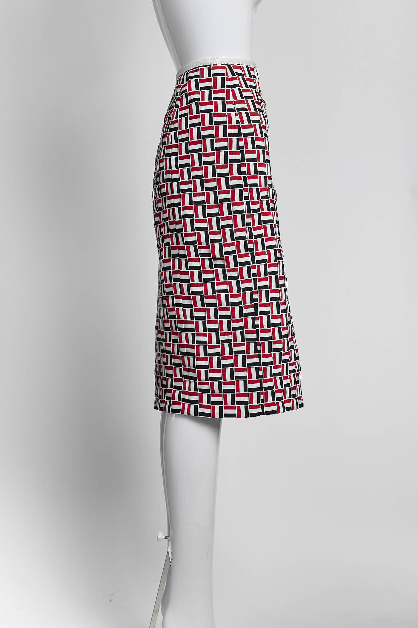 Thom Browne Braided RWB-webbing Skirt