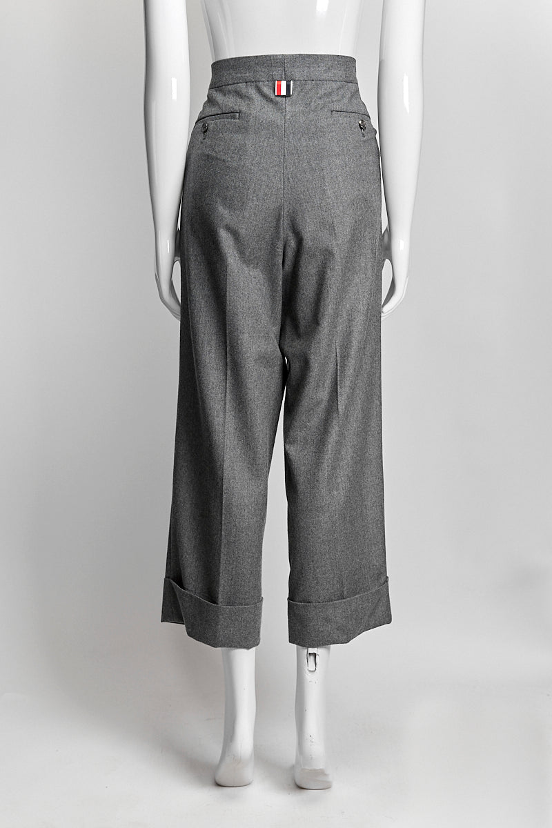 Thom Browne Grey Wool Trouser 4