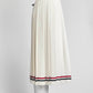 Thom Browne White Pleated Skirt 42