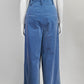 Tibi Blue Velvet Pants 4