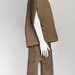 Tibi Khaki Cotton Top/Skirt Set US 4