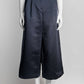 Tibi Navy Satin Wide Leg Pant US 6