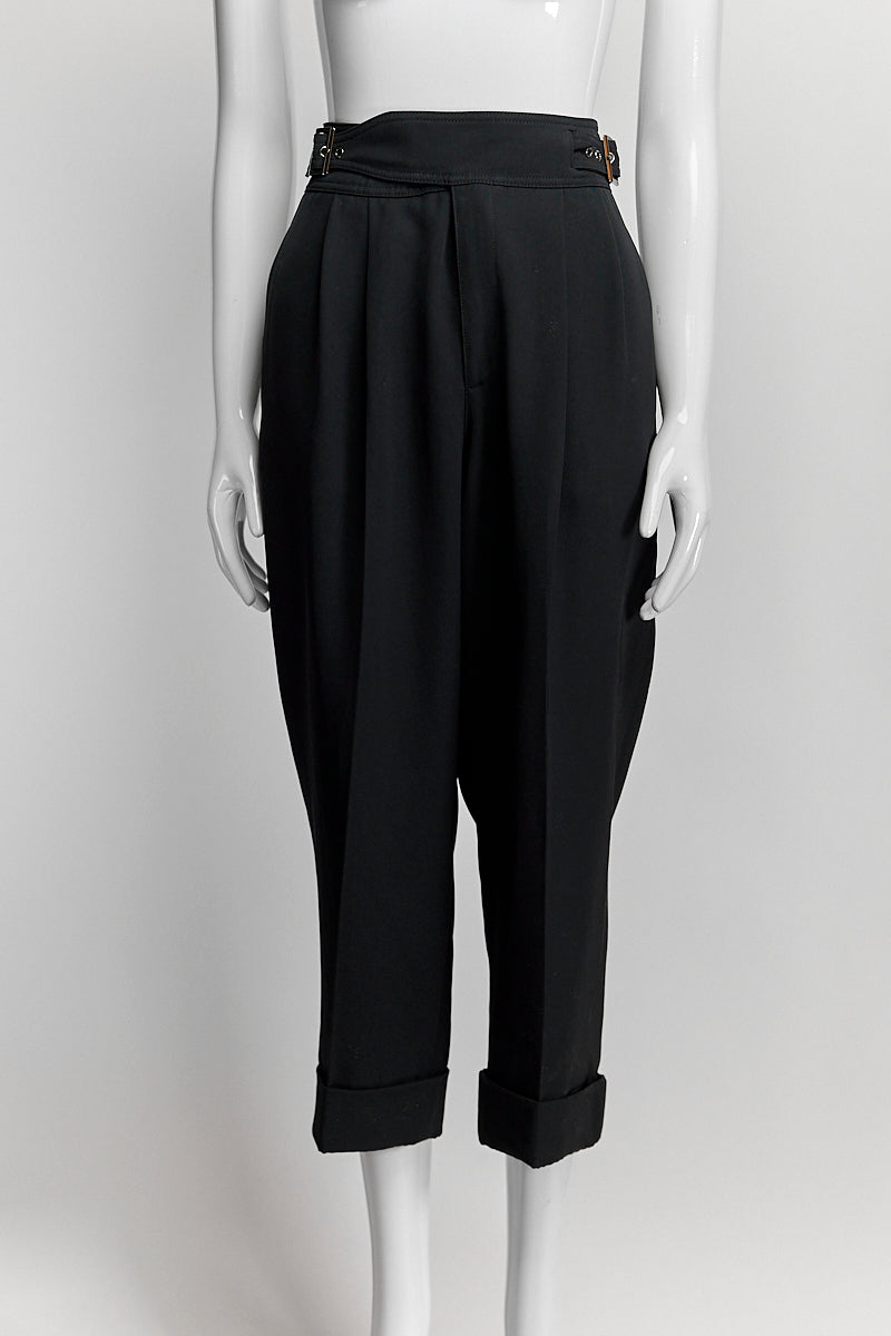 Tom Ford Black Trouser with Belt IT 36