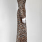 Tom Ford Twist-front Leopard-print Jersey Maxi Dress IT 40