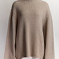 Totême Beige Wool & Cashmere Turtleneck  Sweater M