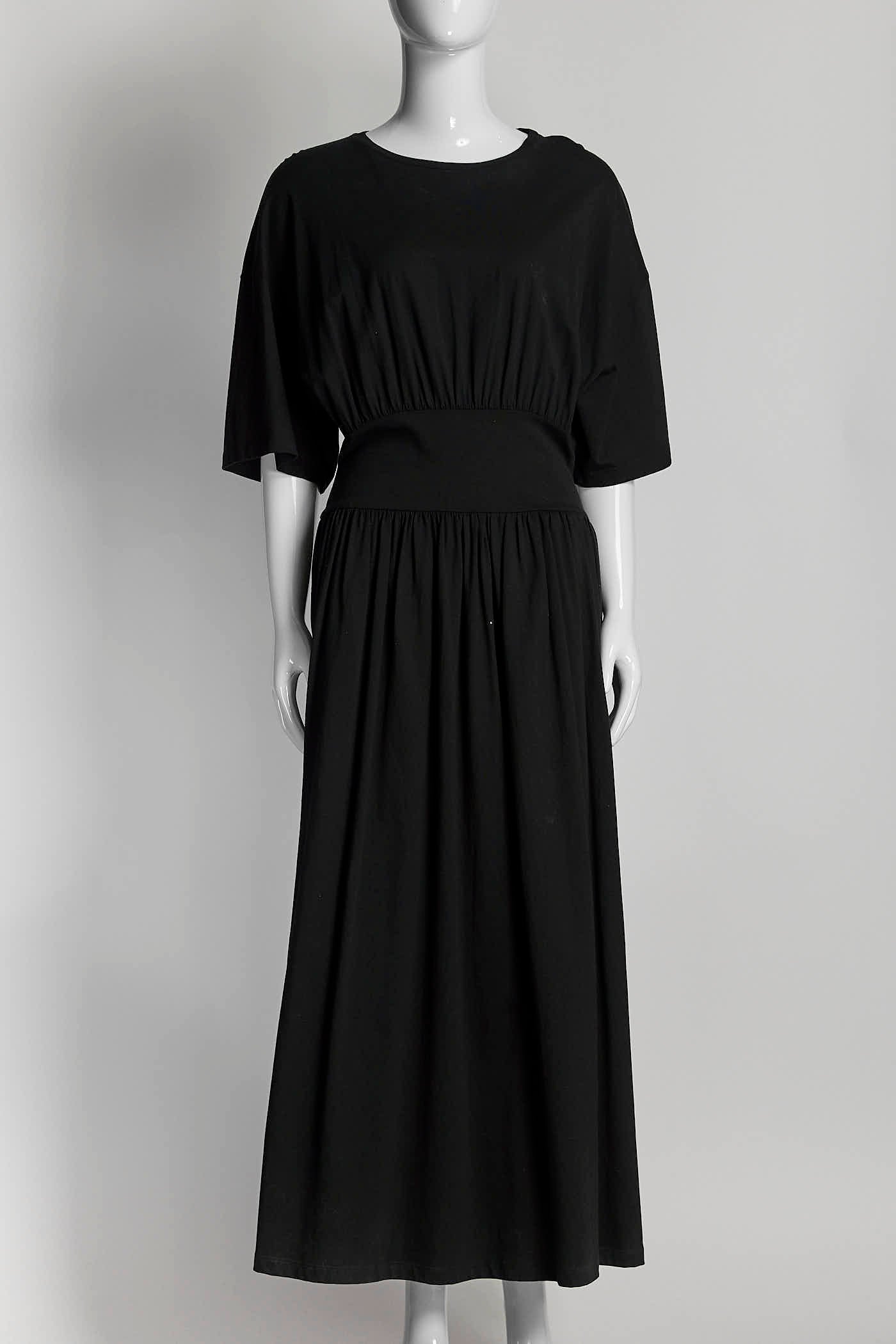 Toteme Black Cotton Tee Dress S