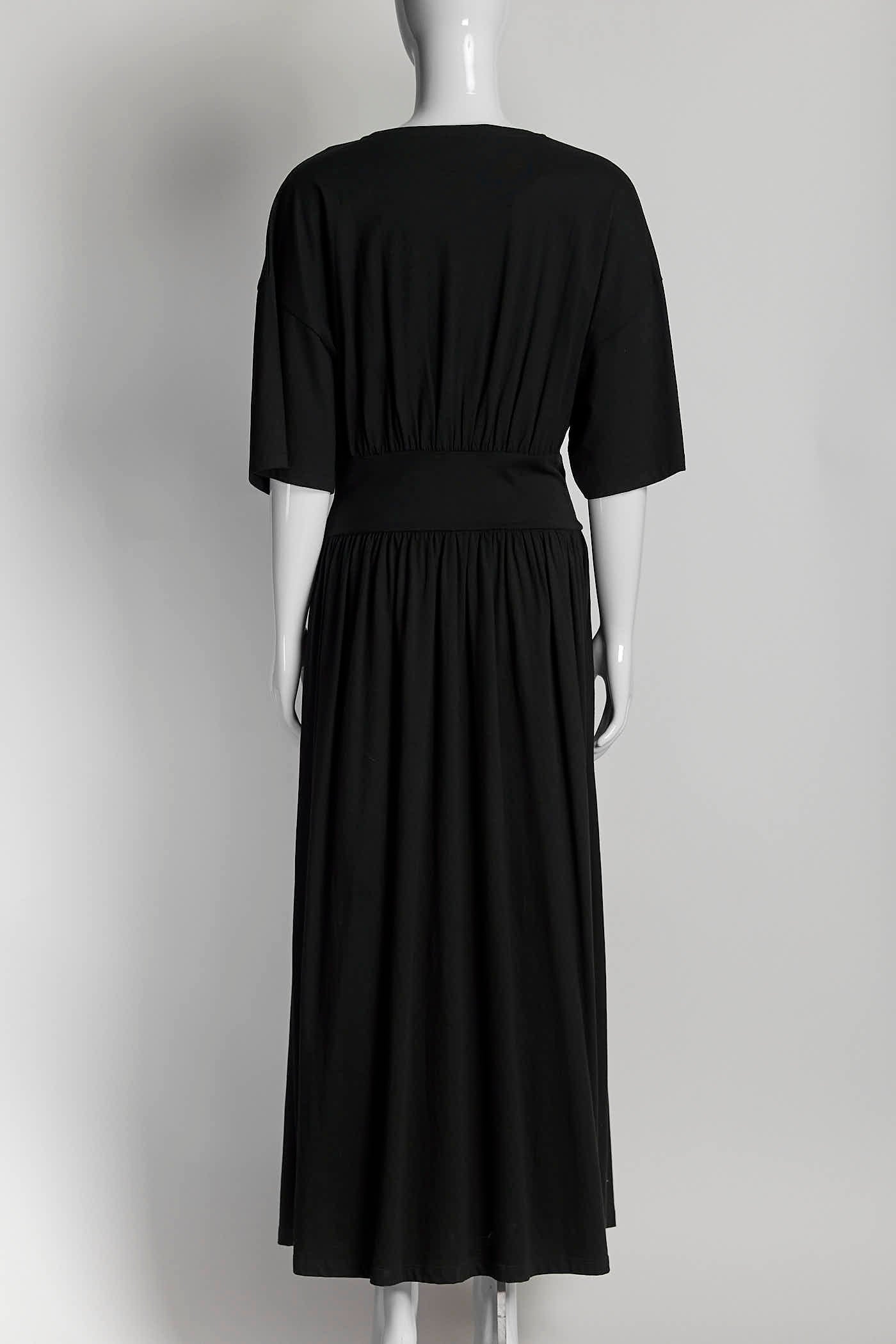 Toteme Black Cotton Tee Dress S