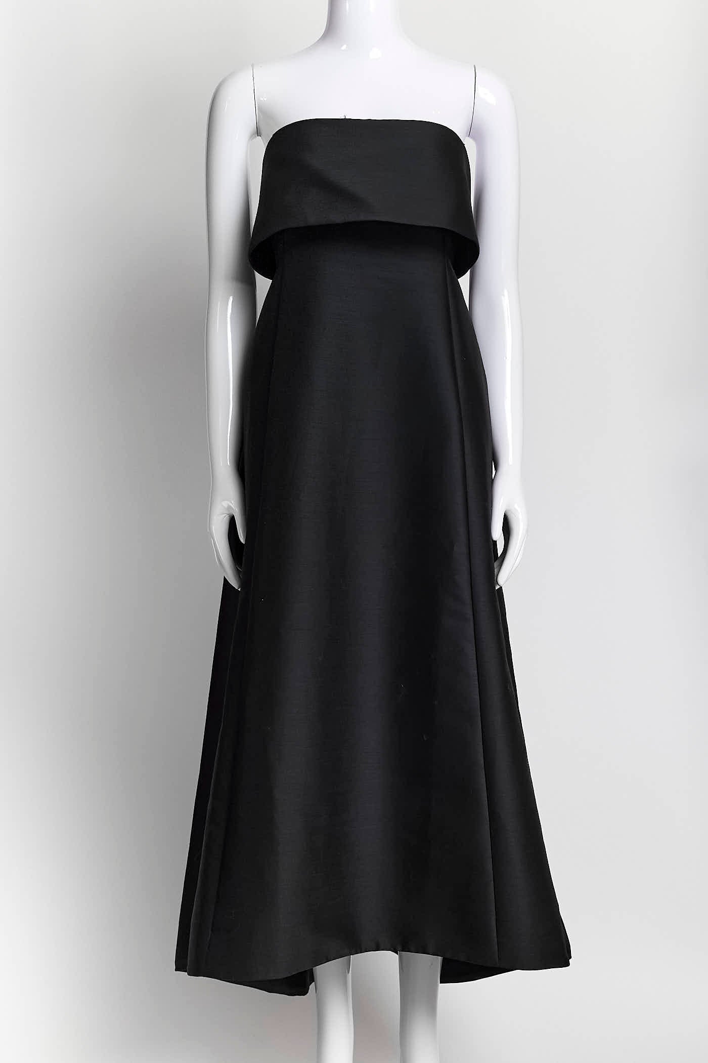 Toteme Black Off-Shoulder Dress 40