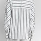 Toteme Black/White Striped Blouse S