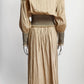 Toteme Camel Blouse/Skirt Set L