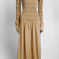 Toteme Camel Longsleeve Dress XS