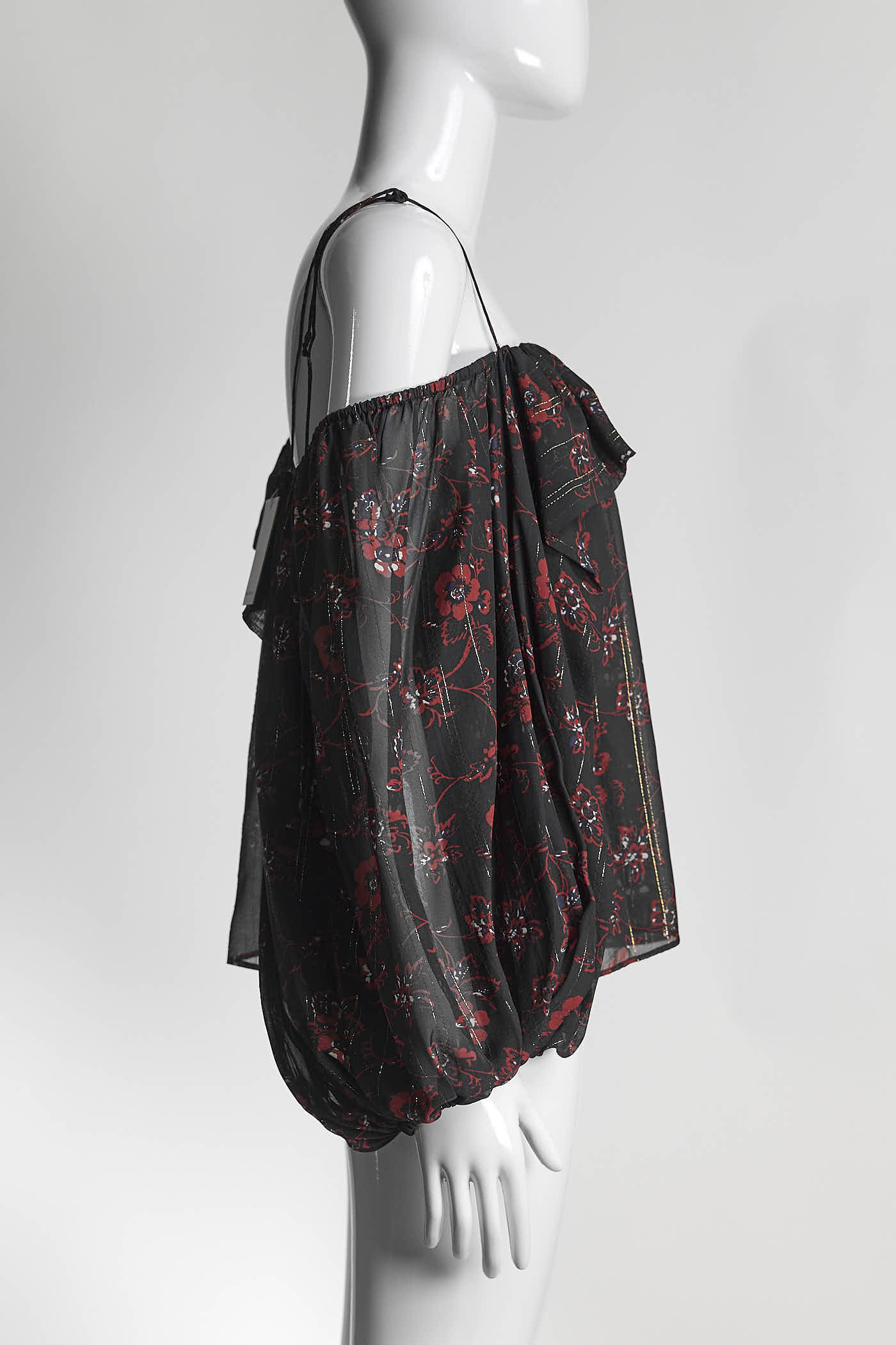 Ulla Johnson Floral Ruffled Blouse US4