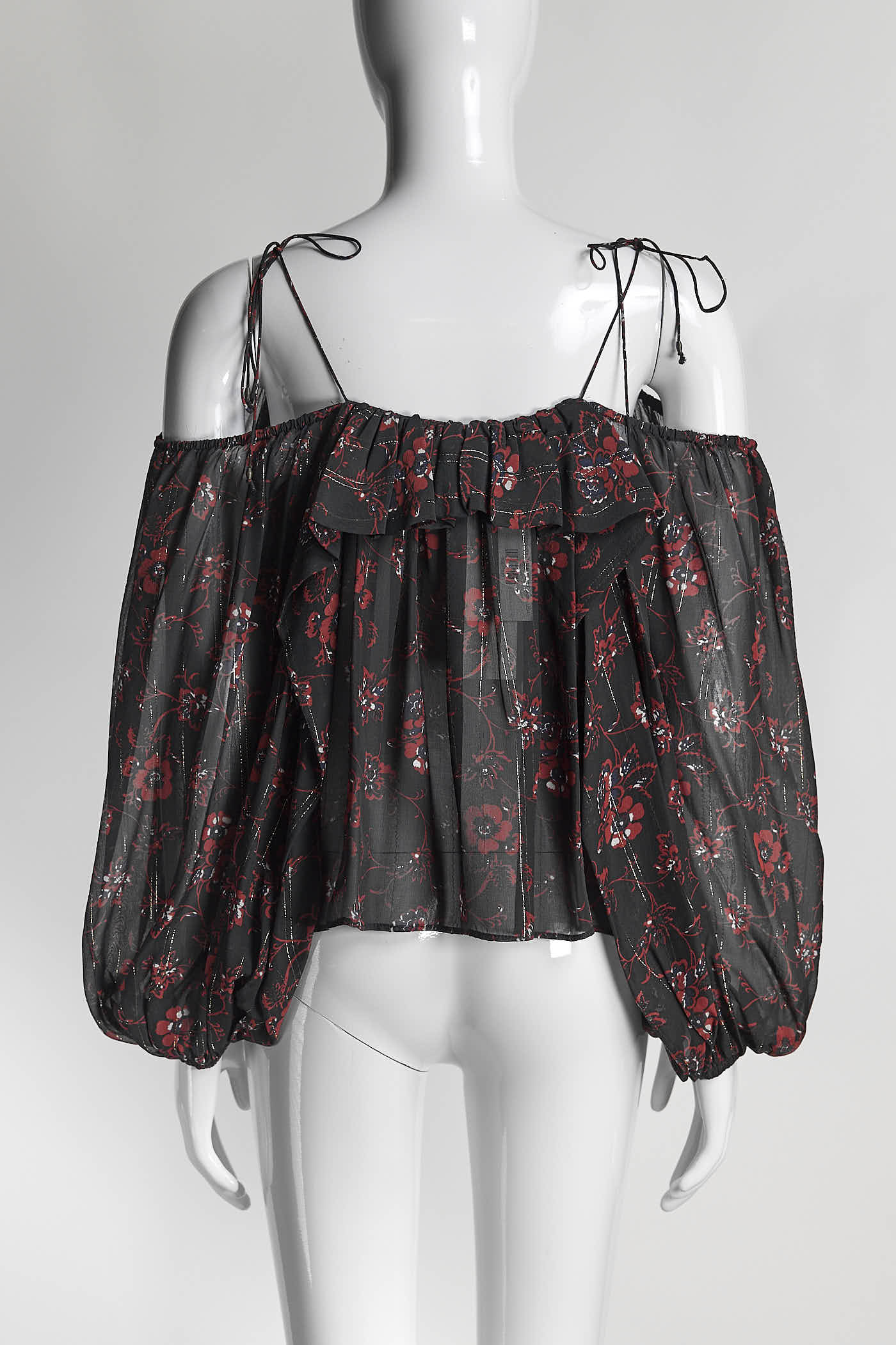 Ulla Johnson Floral Ruffled Blouse US4