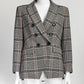 VERONICA BEARD Miller Dickey Double-Breasted Blazer In Plaid Print 4