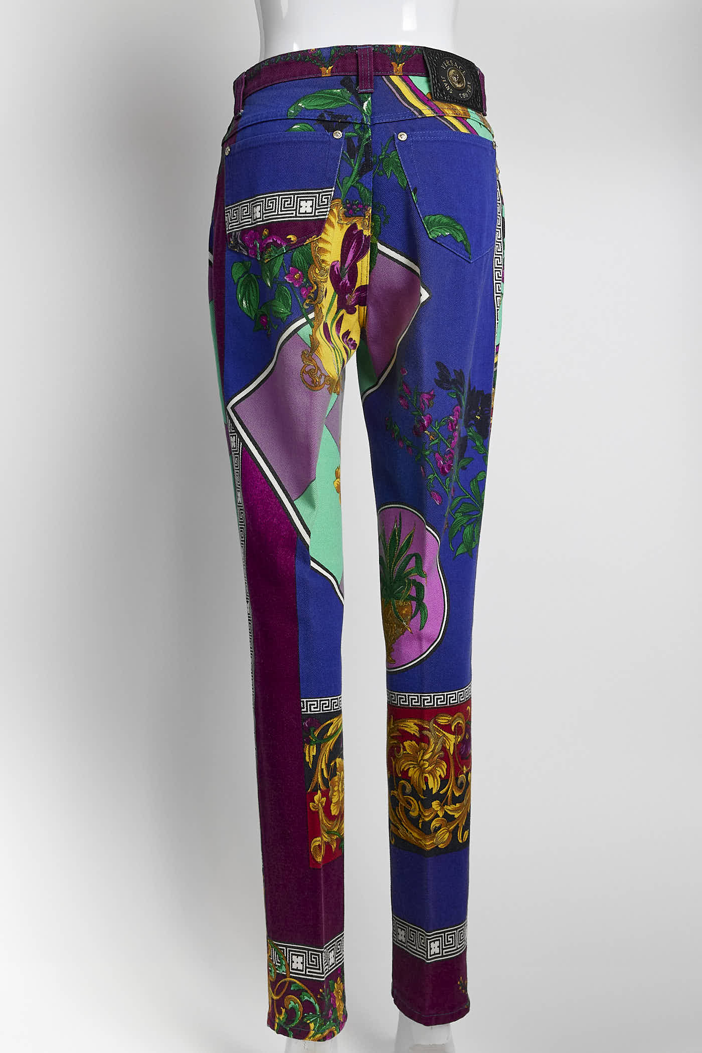 VERSACE JEANS COUTURE MIX PATTERNED MULTICOLOR JEANS - SIZE 30/44
