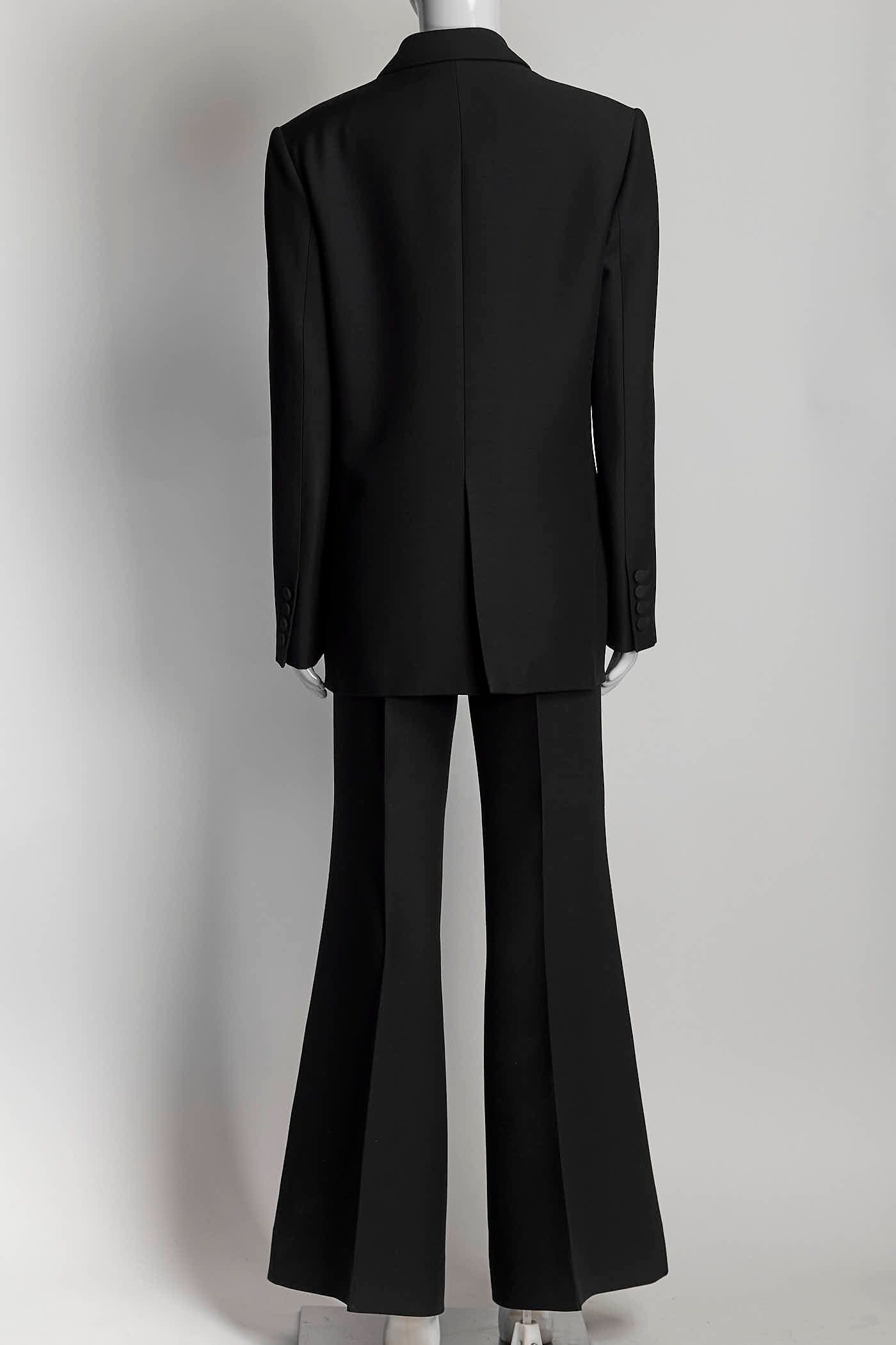 Valentino Black Blazer/Trouser Suit 42
