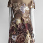 Valentino Brocade Floral Print Dress 6