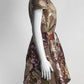 Valentino Brocade Floral Print Dress 6