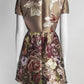 Valentino Brocade Floral Print Dress 6