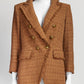 Veronica Beard Camel Miller Tweed Jacket 4