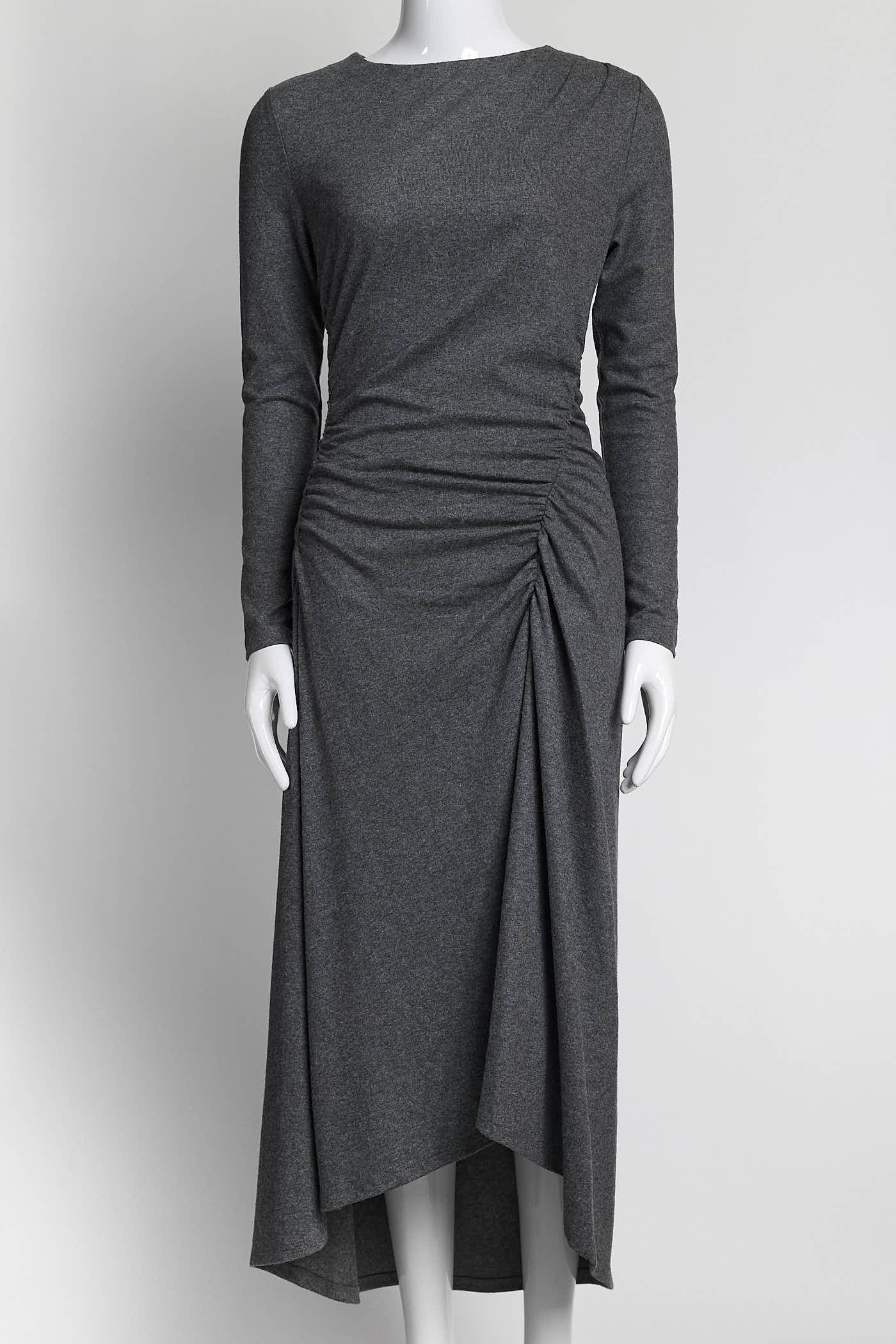 Veronica Beard Grey Ruched Dress XS