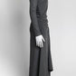 Veronica Beard Grey Ruched Dress XS